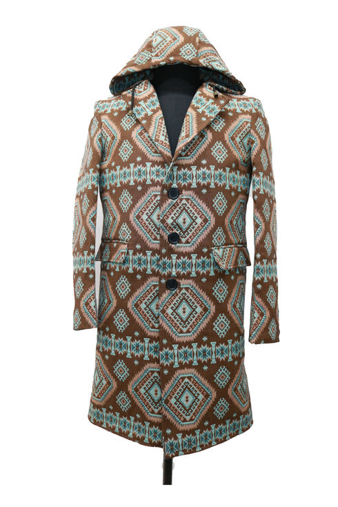 Muddy Water Hooded Trench Coat